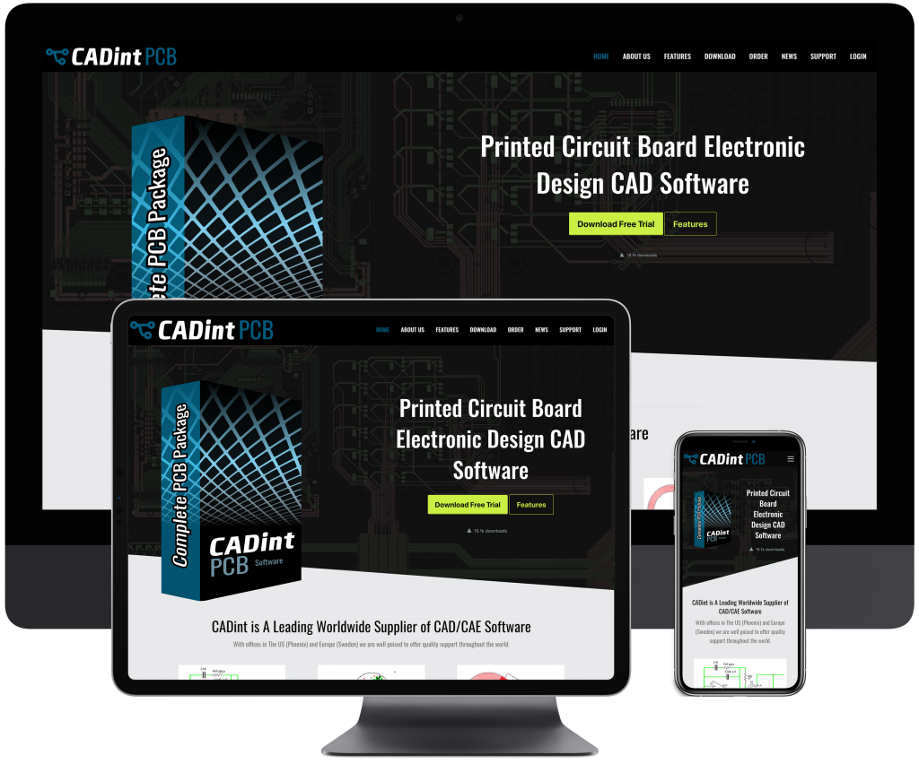 CADint PCB Website Design