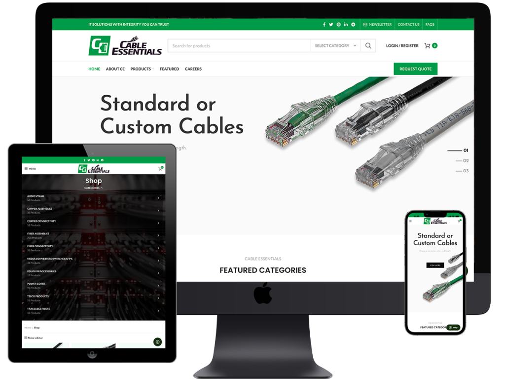 IT Solutions for Data Center Projects Website Design