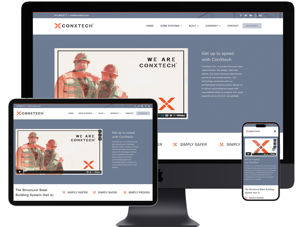 Structural Steel Building Subcontractor Website Design