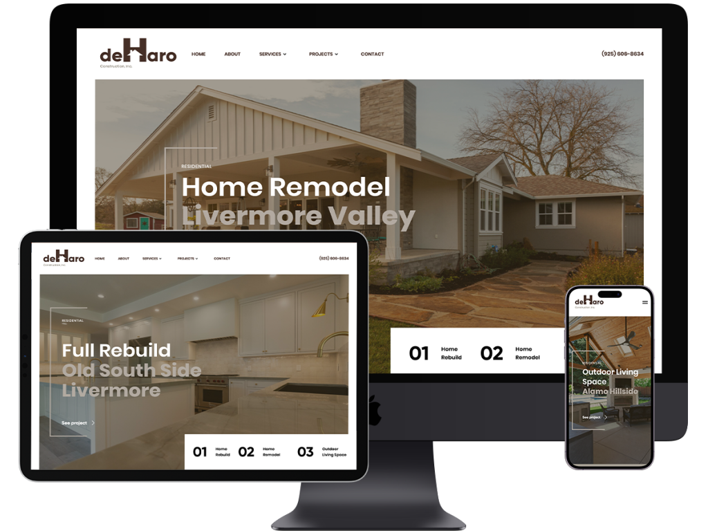 Contractor Website Design